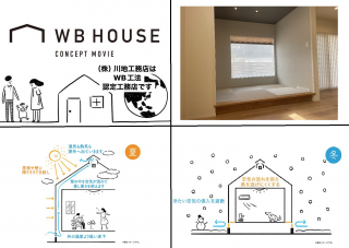 （株）川地工務店はWB工法認定工務店です